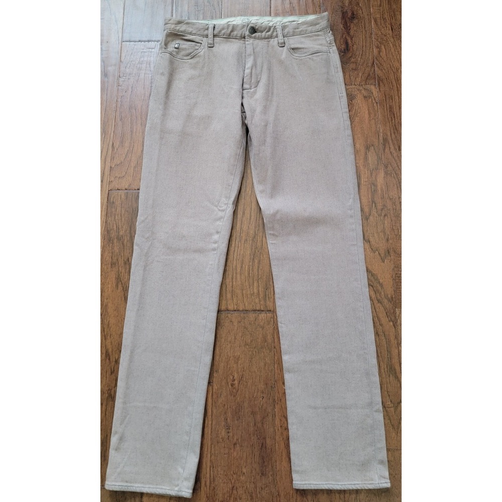 Linksoul‎ Brown Cotton Blend Jean Pants Sz 32x32 Men's Logo